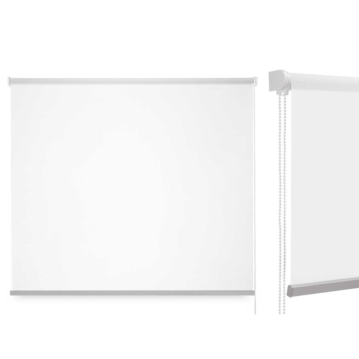 Roller blinds Gift Decor White Cloth Plastic 120 x 180 cm
